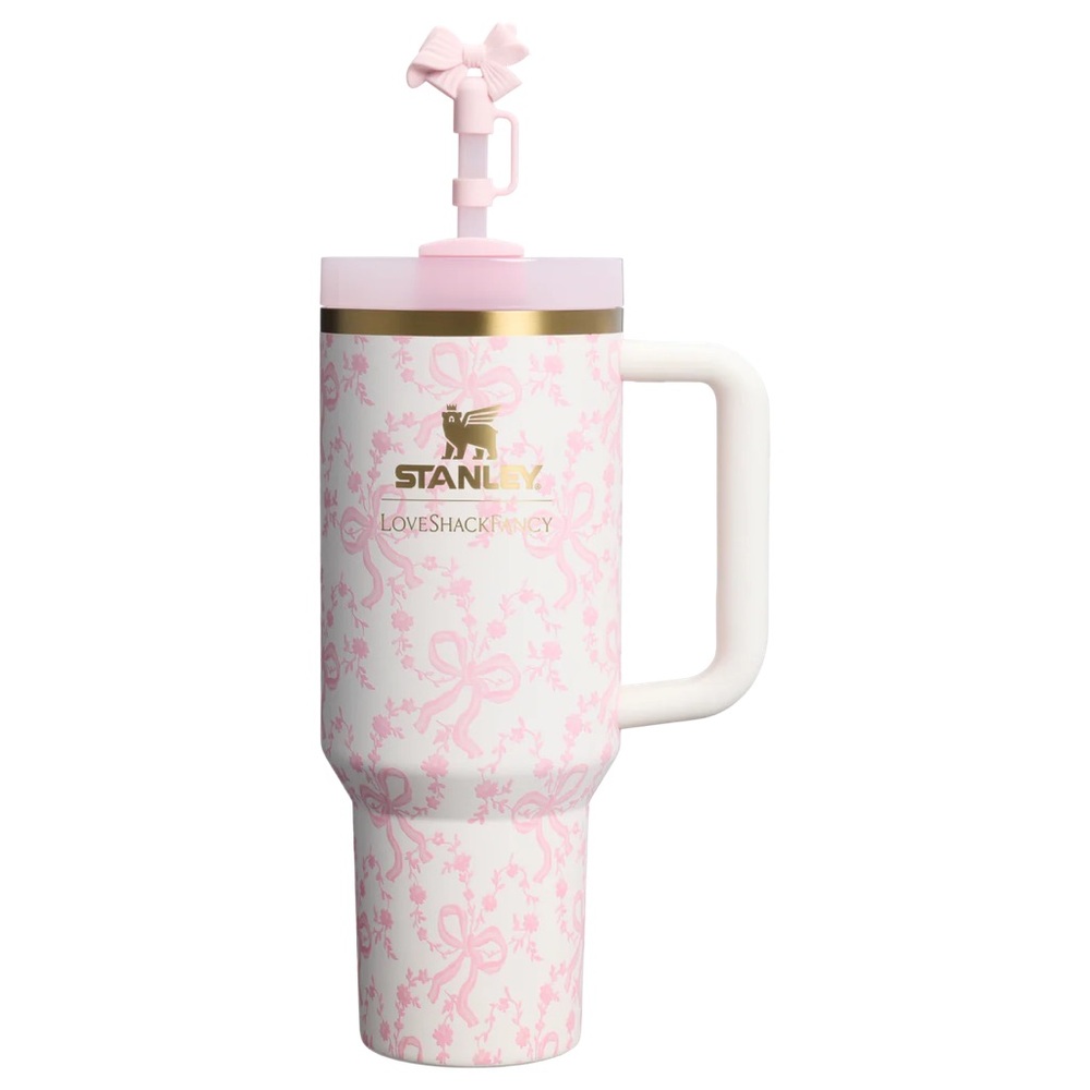 LOVESHACKFANCY X STANLEY Limited Edition Coquette Bow Chantilly 40 oz, NIB
